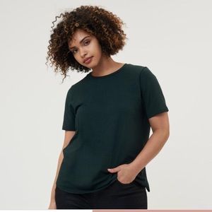 Universal Standard Tee Rex in Forest Green (S)